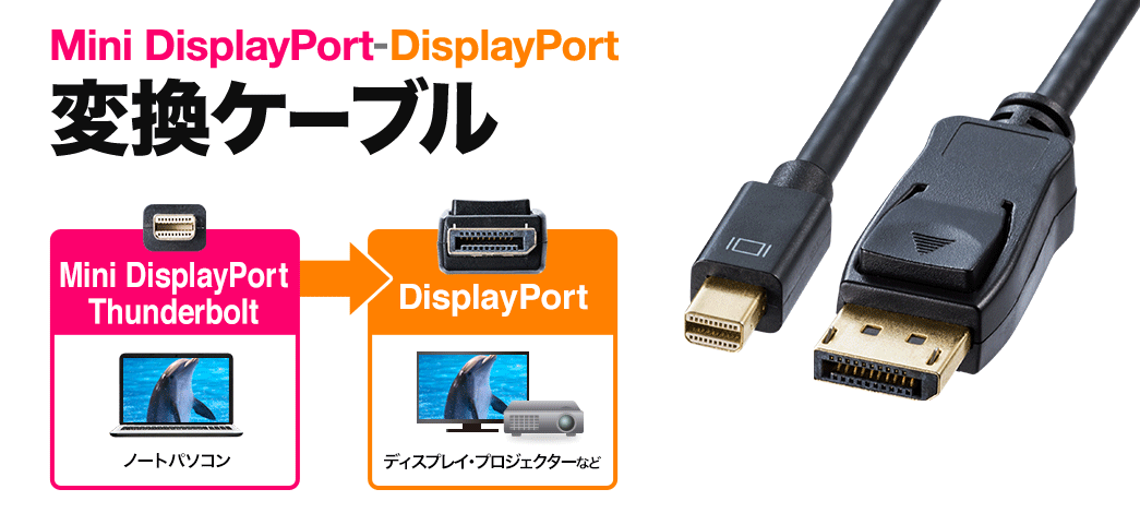 MiniDisplayPort-DisplayPortϊP[u