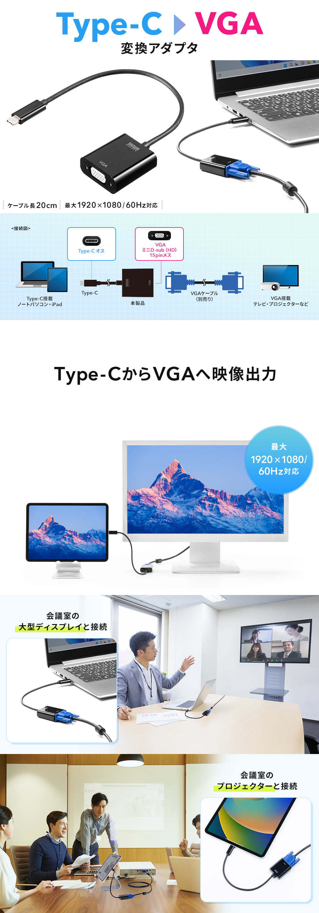 Type-C ? VGA ϊA_v^