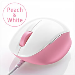 Peach & White