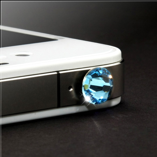 【クリックで詳細表示】イヤホンピアス(iPhone 5s・5c・スマートフォン対応・ブルー) 200-IPP001BL