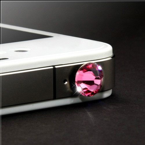 【クリックでお店のこの商品のページへ】イヤホンピアス(iPhone 5s・5c・スマートフォン対応・ピンク) 200-IPP001P
