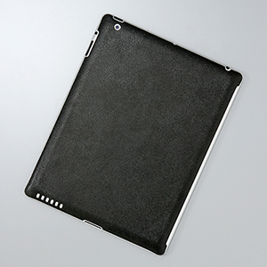 【クリックで詳細表示】【わけあり在庫処分】 iPad2背面保護シート(ブラック) 200-LCD004BK