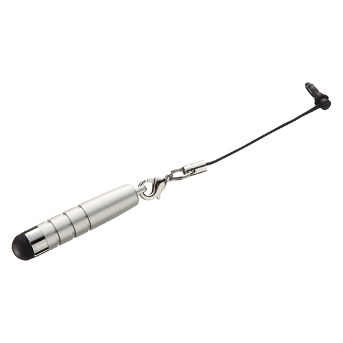 【クリックで詳細表示】iPhone4s対応タッチペン(コンパクトタイプ・シルバー) 201-PEN004SV