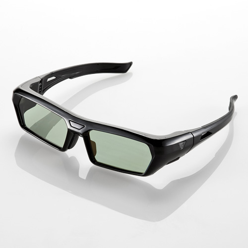 【クリックで詳細表示】3Dメガネ(各社テレビ対応・自動認識機能・アクティブシャッター方式) 400-3DGS002
