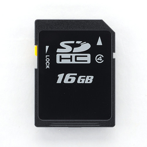 【クリックでお店のこの商品のページへ】SDHCカード(Class4・16GB) 600-HCT16G4
