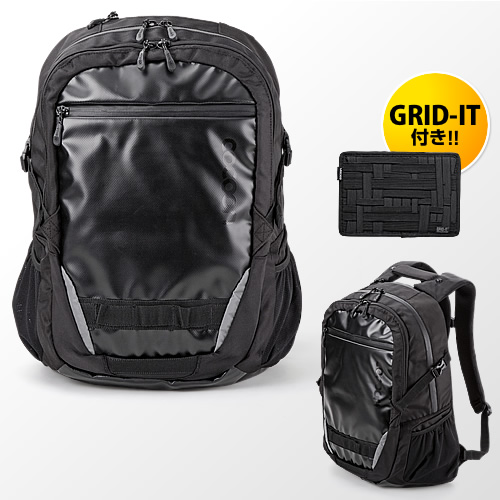 【クリックで詳細表示】バックパック ノートPC・タブレットPC対応(「GRID-IT！」付属・Cocoon Sport Backpack・ブラック) CBP750BK