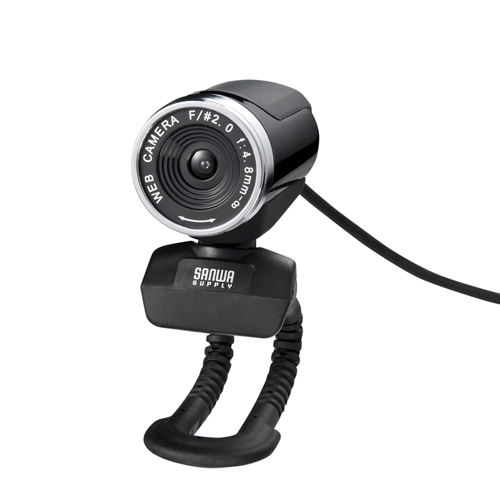 【クリックで詳細表示】フルHD対応 WEBカメラ(1080p対応・ブラック) CMS-V37BK