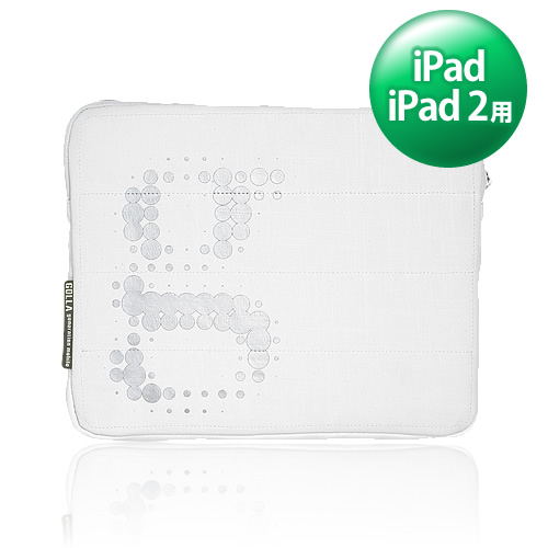 【クリックでお店のこの商品のページへ】【わけあり在庫処分】 iPad・iPad2ケース「GOLLA Sleeve＆Covers LEMMY」 ホワイト G1092