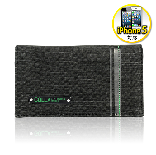 【クリックで詳細表示】【わけあり在庫処分】 スマートフォンケース 「GOLLA phone pocket LANE」 横型・ブラック G927