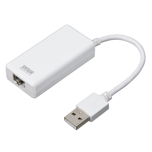 【クリックでお店のこの商品のページへ】USB2.0 LAN変換アダプタ(Macbook Air対応) LAN-ADUSBRJ45