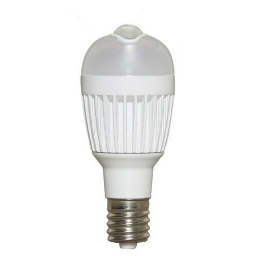 【クリックでお店のこの商品のページへ】LED電球(人感センサー付・昼光色・E17口金・垂直取付・アイリスオーヤマ) LDA4NHE17SV