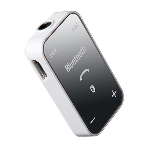 【クリックで詳細表示】Bluetoothレシーバー(iPhone 5sや5cスマートフォンにおすすめ・ホワイト) MM-BTSH29W