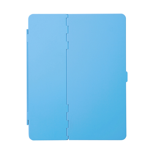 【クリックでお店のこの商品のページへ】新型iPad対応 ハードケース(スタンドタイプ・ライトブルー) PDA-IPAD36LB