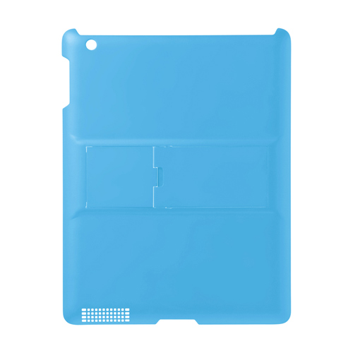 【クリックでお店のこの商品のページへ】【わけあり在庫処分】 iPadハードスタンドカバー(ライトブルー) PDA-IPAD38LB