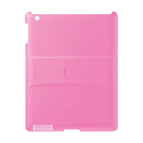【クリックでお店のこの商品のページへ】【わけあり在庫処分】 iPadハードスタンドカバー(ピンク) PDA-IPAD38P