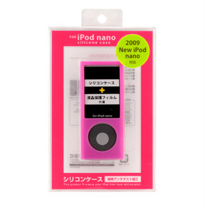 第5世代iPod nano専用シリコンケース（ピンク）[PDA-IPOD37P]