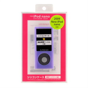 第5世代iPod nano専用シリコンケース（バイオレット）[PDA-IPOD37V]