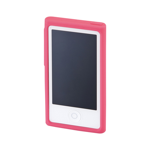 【クリックでお店のこの商品のページへ】【わけあり在庫処分】iPod nano第7世代シリコンケース(ピンク) PDA-IPOD71P