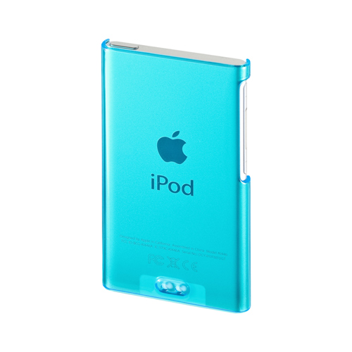 【クリックでお店のこの商品のページへ】iPod nano第7世代ケース(ハードケース・クリアブルー) PDA-IPOD72BL