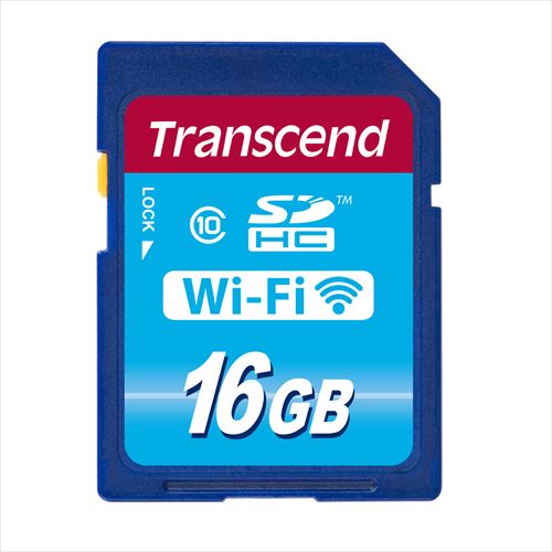 【クリックで詳細表示】Wi-Fi SDカード SDHC 16GB class10 Transcend社製 TS16GWSDHC10 TS16GWSDHC10