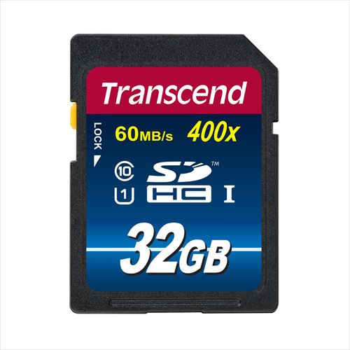 【クリックで詳細表示】Transcend SDHCカード 32GB Class10 UHS-I対応 400x TS32GSDU1P TS32GSDU1P