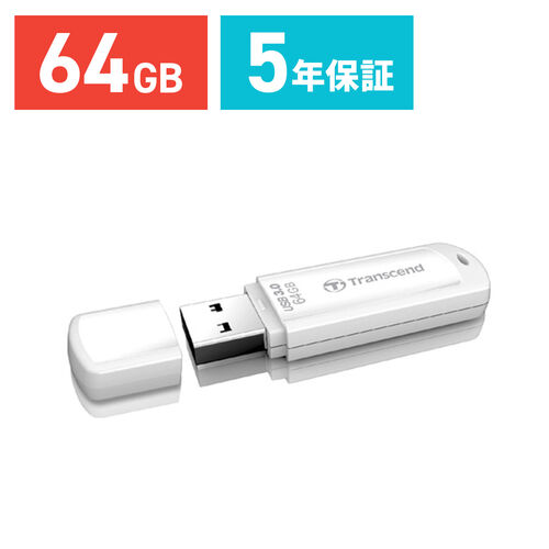 【クリックでお店のこの商品のページへ】USBメモリ 64GB USB3.0 Transcend社製 TS64GJF730 TS64GJF730