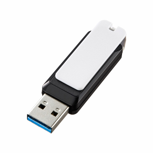 【クリックでお店のこの商品のページへ】USB3.0メモリ(32GB・スイングキャップ) UFD-3SW32GBK