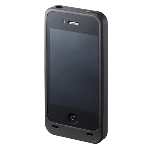 【クリックで詳細表示】【わけあり在庫処分】 Qi iPhoneケース(ワイヤレス充電ケース・iPhone 4S・4専用・ブラック) WLC-IPH11BK