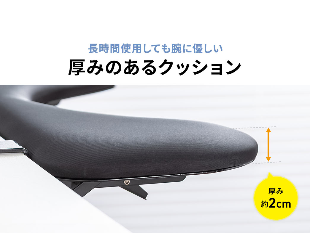 �����Ԏg�p���Ă��r�ɗD�����A2.8cm�ƌ��݂̂���N�b�V�����B