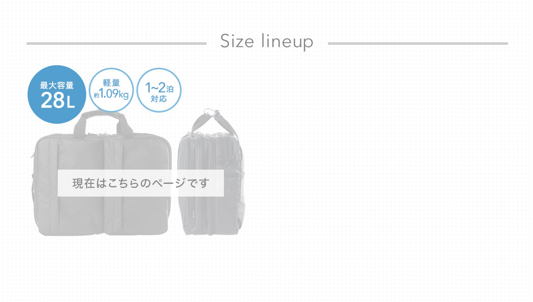 Size lineup