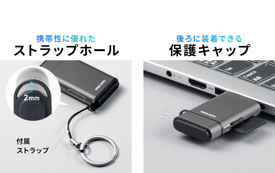 �g�тɕ֗��ȃX�g���b�v�z�[���t���ŁA�����^�т����S�B�ی�L���b�v�͎g�p���Ɍ��ɑ����ł���d�l�ŁA�����̐S�z������܂���B