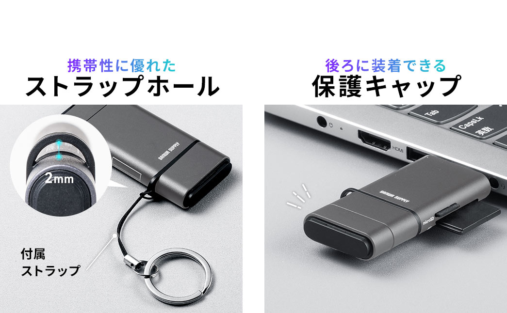 �g�тɕ֗��ȃX�g���b�v�z�[���t���ŁA�����^�т����S�B�ی�L���b�v�͎g�p���Ɍ��ɑ����ł���d�l�ŁA�����̐S�z������܂���B