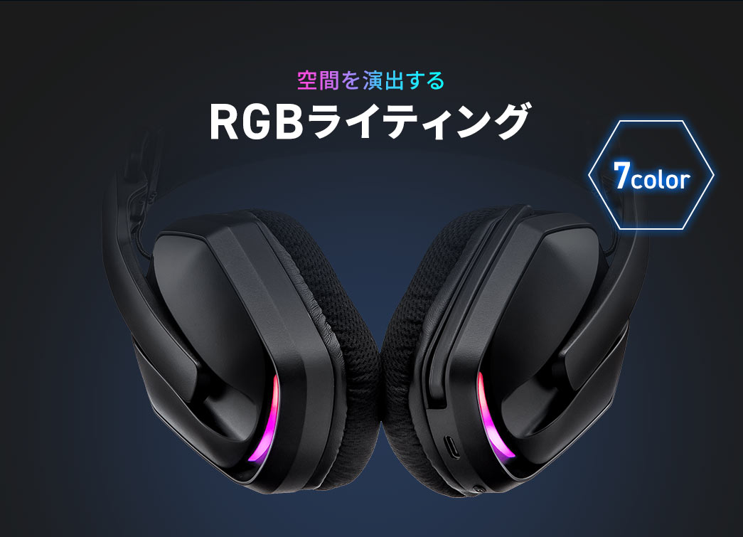 ��Ԃ����o����A7�F��RGB���C�e�B���O�B