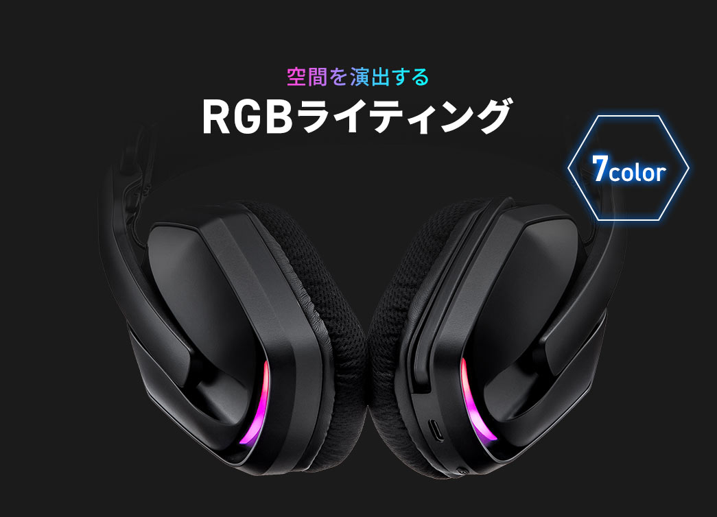 ��Ԃ����o����A7�F��RGB���C�e�B���O�B