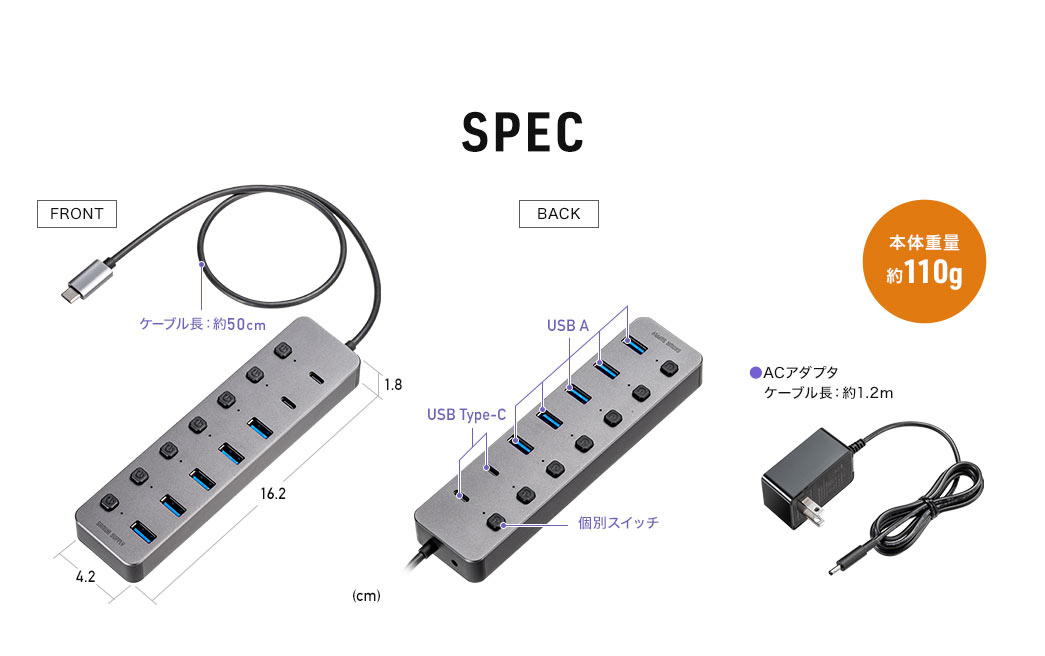 SPEC dʖ110g P[u1.2m