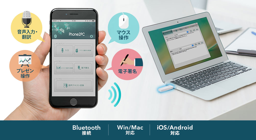 Bluetoothڑ Win/MacΉ iOS/AndroidΉ