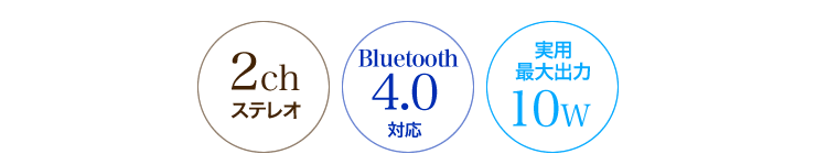 2chXeI Bluetooth4.0Ή pőo10W