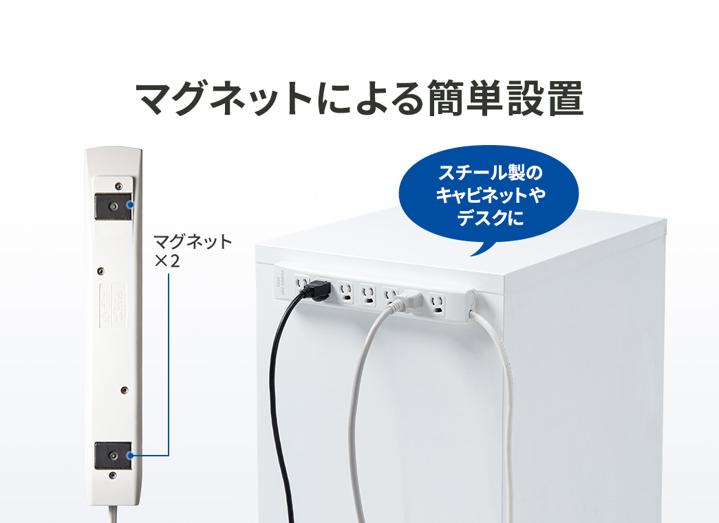 �X�`�[�����̃L���r�l�b�g��f�X�N�ɁA�}�O�l�b�g�ɂ��ȒP�ݒu���ł��܂��B