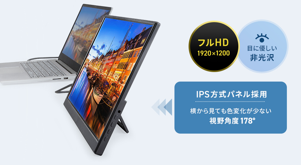  �ǂ̊p�x�ł��������A���𑜓x�~�L����p�f�B�X�v���C