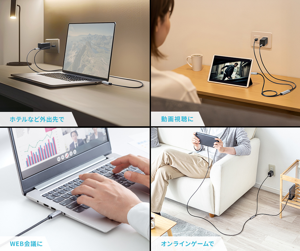 LAN�|�[�g�񓋍ڂ̒[�����A�l�b�g���[�N�ʐM���\��