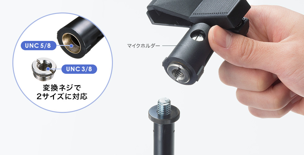 �}�C�N�z���_�[���͎��O���\