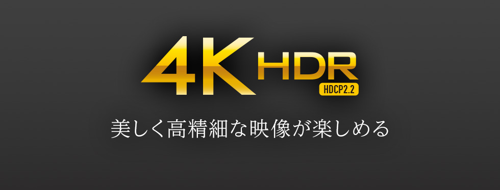 4K HDR ׂȉfy߂