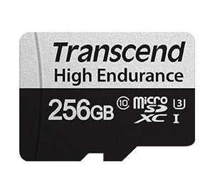 microSDXCカード 256GB Class10 UHS-I U3 高耐久 SDカード変換アダプタ付き Nintendo Switch対応  Transcend製 TS256GUSD350V