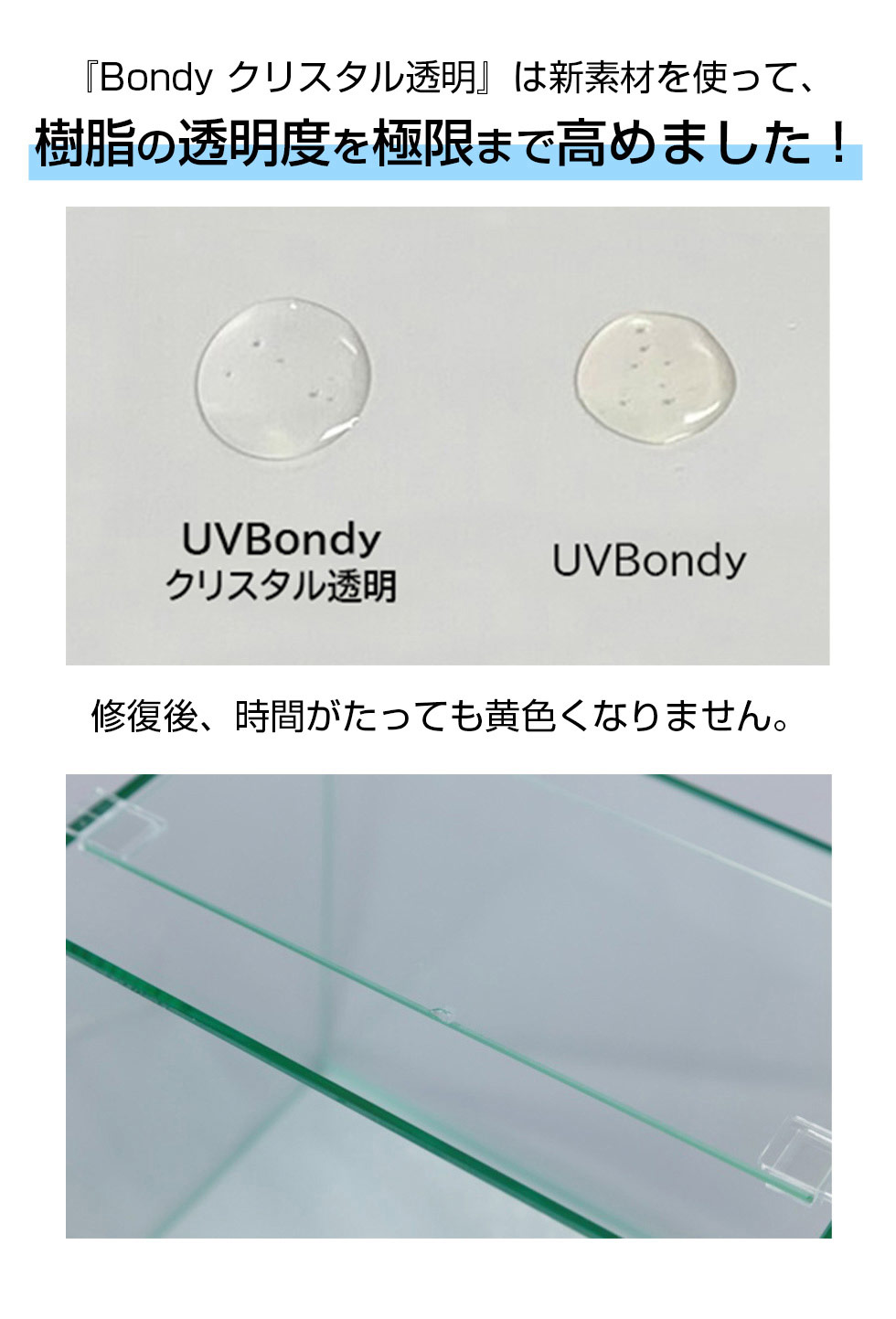 �wBondy �N���X�^�������x�͐V�f�ނ��g���āA �����̓����x���Ɍ��܂ō��߂܂���!�C����A���Ԃ������Ă����F���Ȃ�܂���B