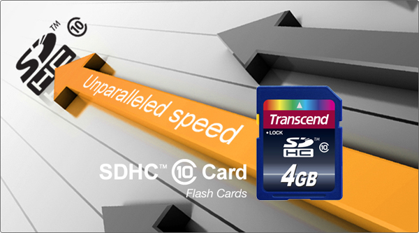 Transcend SDHCJ[h4GB Class10