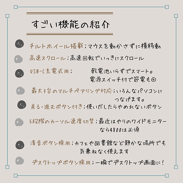 いつものマウスを変えたら、パソコン時間がちょっと好きになった。