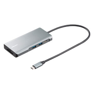 400-ADR331 USB Type-CoChbLOXe[V OP[u 7in1 4K/30HzΉ HDMIo SD/microSDJ[h[_[ UHS-II PD100W