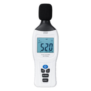 400-TST933 デジタル騒音計 サウンドレベルメーター ノイズ測定 小型 A特性/C特性対応 ケース付