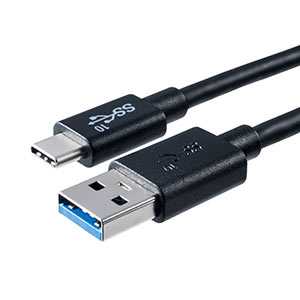 USB タイプCケーブル（USB3.1・Gen2・Type-Cオス/USB Aオス)