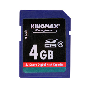 【クリックで詳細表示】SDHCメモリーカード(class4・4GB) 600-HCK4G4